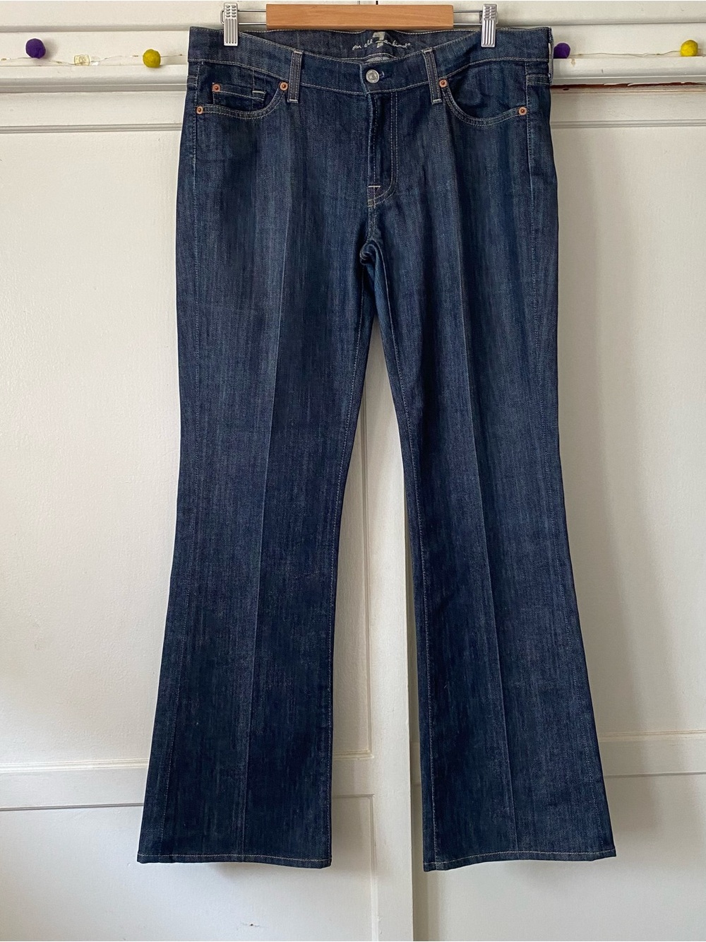 7 For All Mankind Dark Flare Jeans
